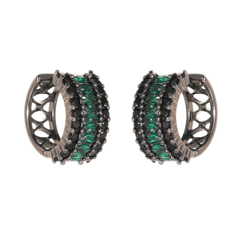Exclusive High-end Round Earrings With A Sophisticated Design
