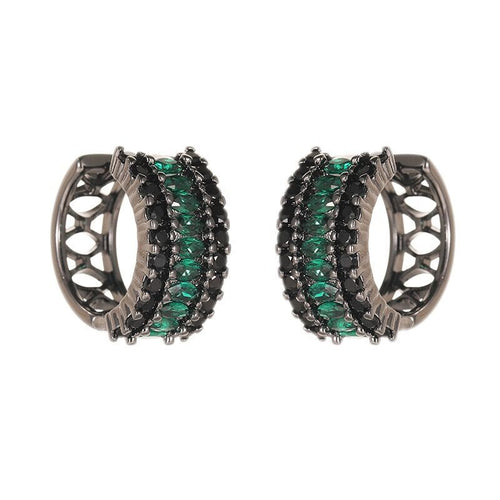 Exclusive High-end Round Earrings With A Sophisticated Design